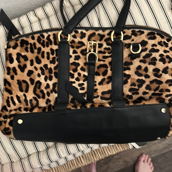 Banana Republic Calf Hair Satchel - Picture 8 of 10